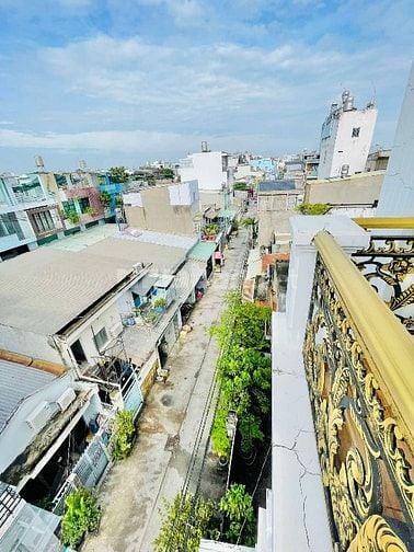 🏠BÁN NHÀ MỚI ĐẸP — 1 TRỆT 3 LẦU SÂN THƯỢNG — HẺM 6M THÔNG - GIÁP AEON