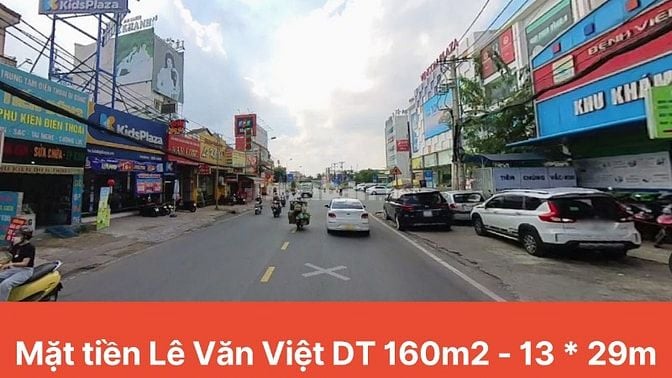 - Bán đất mặt tiền Lê Văn Việt, Hiệp Phú, Q9 - DT 160m2 - 13 * 29m