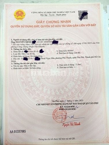 NHÀ RẺ NHẤT ĐƯỜNG THOẠI NGỌC HẦU