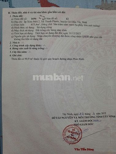 Chuyên bán đất các loại khu vực ở Tây Ninh từ 350 Triệu-950 Triệu
