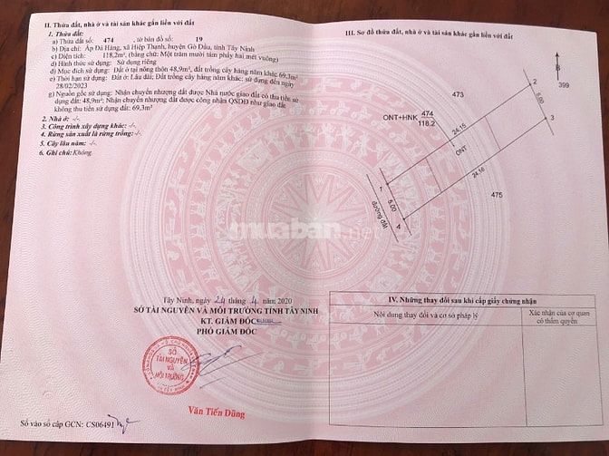 Chuyên bán đất các loại khu vực ở Tây Ninh từ 350 Triệu-950 Triệu