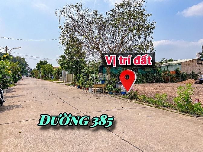Kẹt tiền bán nhanh lô đất SHR gần cầu vượt Củ Chi giá chỉ 900tr
