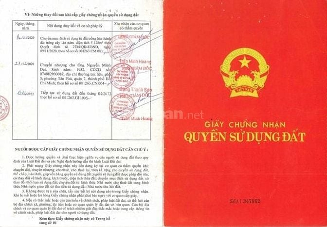 Cho thuê đất trống CLN tại Xã An Long, Tp. Hồ Chí Minh giá 20tr DT 4,5