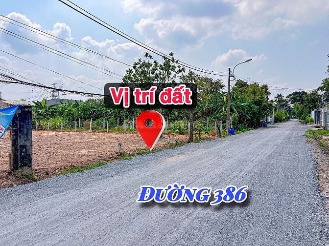 Kẹt tiền bán nhanh lô đất SHR gần cầu vượt Củ Chi giá chỉ 900tr