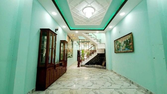 Nhà hẻm xe hơi Hương Lộ 2, Bình Tân. DT 4x20m, 3 tầng. Giá 5.6 tỷ TL