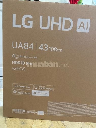 Bán 01 TV LG UHD 43” 4K HDR10Pro