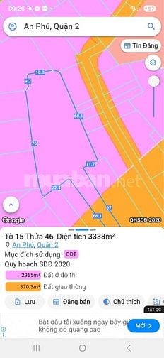 Cho thuê đất mặt tiền Song Hành p. An Phú Quận 2 giá 180 triệu/tháng