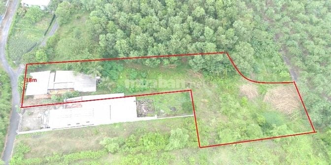 Bán biệt thự nhà vườn 1900m2 Có 300m2 thổ cư, Sông Lu, Hòa Phú, 7tỷ8