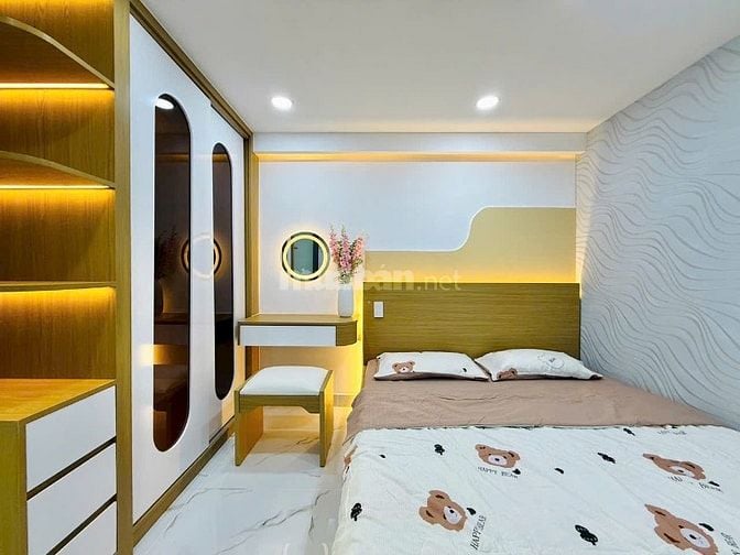 Nhà 1 lầu đẹp Cao Cấp hẻm Quang Trung, P10, Q.Gò Vấp, 3 phòng ngủ
