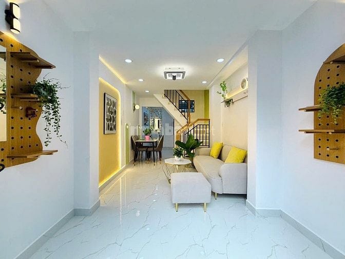 Nhà 1 lầu đẹp Cao Cấp hẻm Quang Trung, P10, Q.Gò Vấp, 3 phòng ngủ