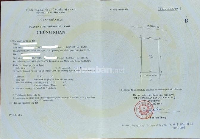 BÁN NHÀ NHÀ 5 TẦNG ĐÀO TẤN GẦN LOTTE - ĐẦU TƯ SINH LỜI CAO