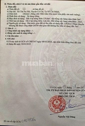 Cần bán dãy trọ 6 phòng cho thuê ở KCN Tây Bắc - Củ Chi.giá 850 triệu