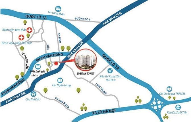 🏡 CHO THUÊ CĂN HỘ GÓC LINH TÂY TOWER – TẦNG 15 💸Full nội thất cao cấ