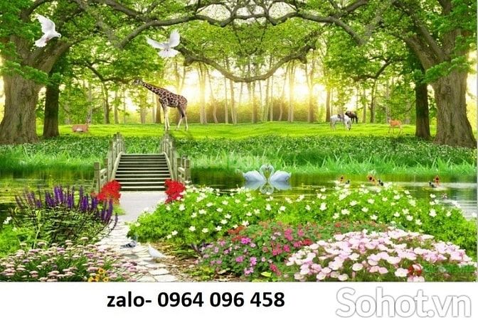 Tranh 3d - tranh gạch 3d - gạch tranh 3d - KJHG5