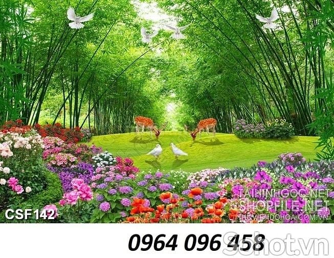 Tranh 3d - tranh gạch 3d - gạch tranh 3d - KJHG5