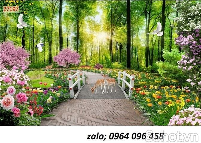 Tranh 3d - tranh gạch 3d - gạch tranh 3d - KJHG5