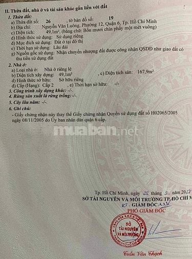 Bán nhà mặt tiền Nguyễn Văn Luông, P.12, Q.6 giá 12.5 tỷ