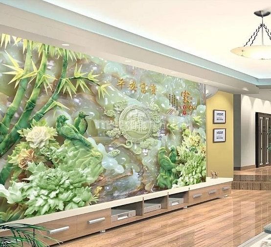 Tranh gạch 3d trang trí phòng khách đẹp sang trọng - SXX44