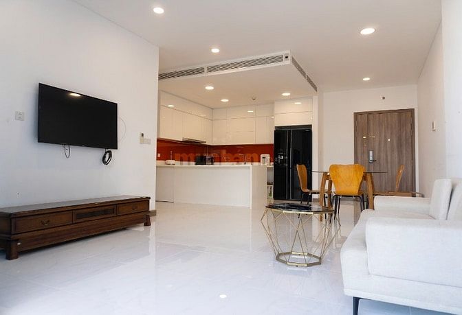 Cho thuê căn hộ Sunwah Pearl 2 phòng ngủ, view sông, full nội thất