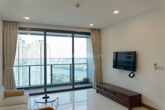 Cho thuê căn hộ Sunwah Pearl 2 phòng ngủ, view sông, full nội thất