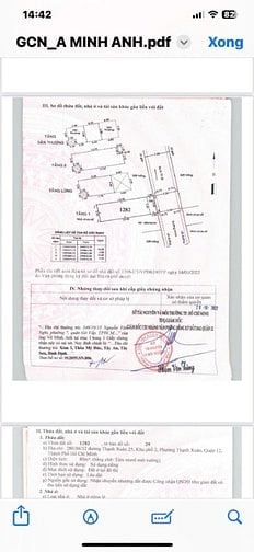 Bán nhà đường TX25, Phường Thạnh Xuân, Quận 12, sổ hồng 2022