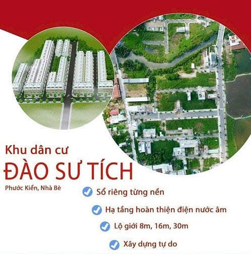 Bán đất khu dân cư Phước Kiển sổ hồng công chứng ngay 