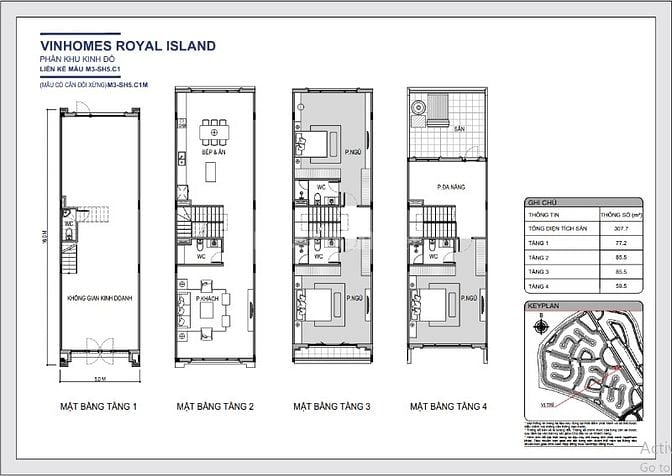 Lên Cho Anh Chị Căn Biệt Thự DT 107,8 m² Vinhome Royal Island Thuỷ Sơn