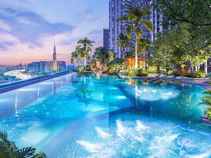 Cần bán Căn hộ tại Lumiere Riverside tầng cao gồm 2 phòng ngủ 77m2