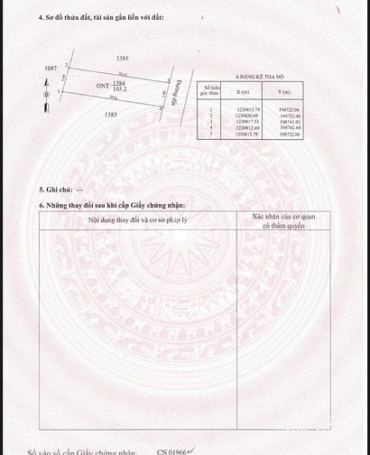 Chính chủ bán đất đối diện KCN Hưng Thuận 103m2 full TC-giá:585tr 