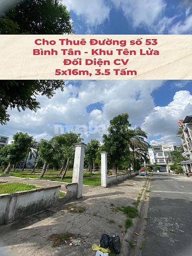 Cho thuê nhà đường số 24a, Bình Tân Tên Lửa, 4,5x20m, 2 lầu, 17 triệu
