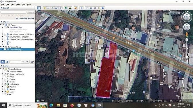 ✅1629m2 đất Mặt Tiền Trần Đại Nghĩa, Tân Nhựt , Bình Chánh 