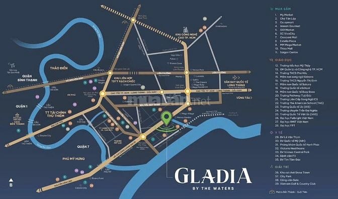 Mở bán nhà phố Gladia Khang Điền Q2 giá 17-20 tỷ / căn, KM 200tr+5cPNJ