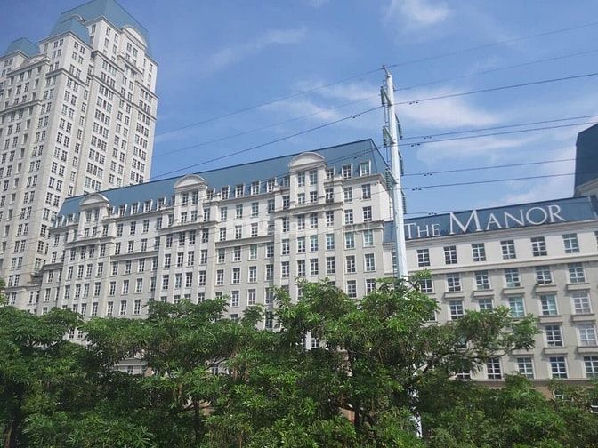 Cho thuê nhà nguyên căn 4tầng 35m2 mặt đường Mễ Trì đối diện The Manor