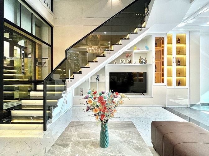 Bán nhà mới mặt tiền 22 đường Số 2 Phạm Hữu Lầu, TP.HCM, 5x16m, 3L