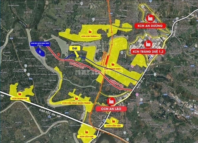 Bán 37 lô đất đẹp tại Bát Trang - An Lão - Hải Phòng. Cạnh sát KCN Trà