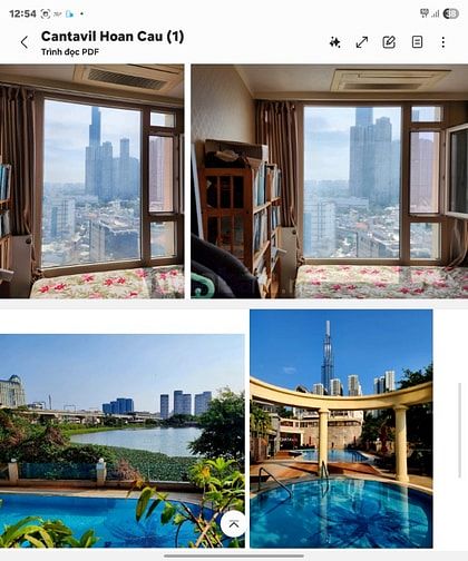 Bán căn hộ cao cấp CANTAVIL Hoàn Cầu tầng trên cao 154m2 chỉ 7,5 tỷ.