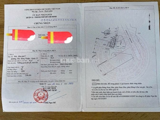 Cần bán gấp nhà mặt tiền Đông Hưng Thuận 05, Quận 12, 5,6x11m, 4tỷ500