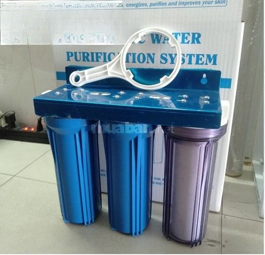 Bộ 3 cốc lọc nước 10 inch, dùng lọc nước sinh hoạt