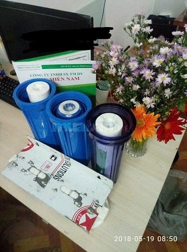 Bộ 3 cốc lọc nước 10 inch, dùng lọc nước sinh hoạt