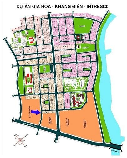 Bán nhà dự án Gia Hòa mặt đường Nguyễn Đình Thi Quận 9 (254m2) 25 tỷ