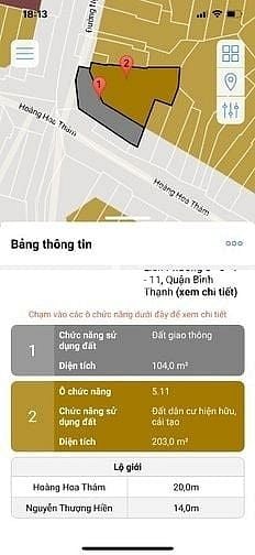 🌷 🌷 🌷 BÁN NHÀ GÓC 2 MẶT TIỀN : 282 HOÀNG HOA THÁM + NGUYỄN THƯỢNG H