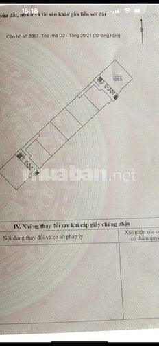 Bán căn hộ vip 302m2 toà D2 giảng võ căn góc 3 mặt thoáng