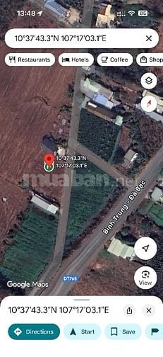 Bán Đất tại Xã Bình Trung, Châu Đức, Bà Rịa Vũng Tàu, 1,55tỷ, 147,8 m.
