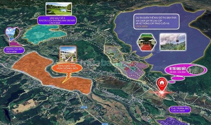 💥 Bán đất S=2,3ha giá siêu rẻ tại Kim Bôi, Hòa Bình tiềm năng 