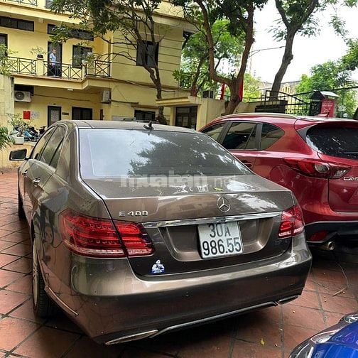 CẦN THANH LÝ XE MERCEDES E400 SẢN XUẤT NĂM 2015, ĐK 2016, MÀU NÂU