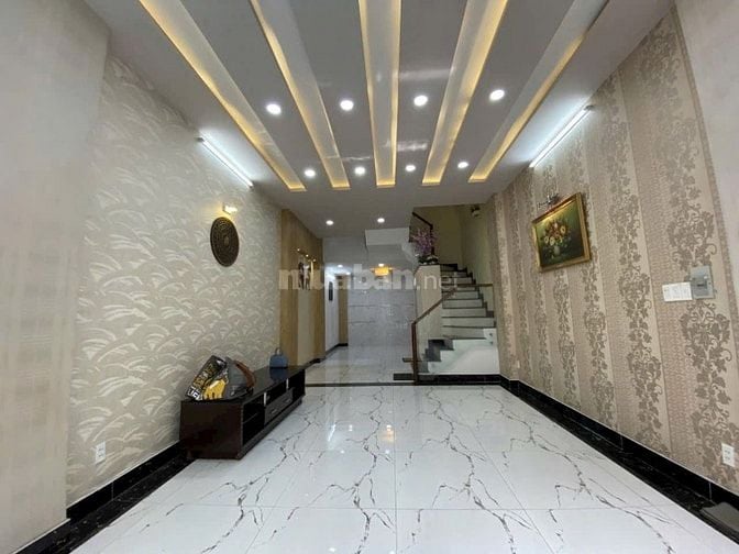 Nhà 3 lầu đẹp Cao Cấp hẻm xe hơi 5m Lê Văn Thọ, P11, Q.Gò Vấp.
