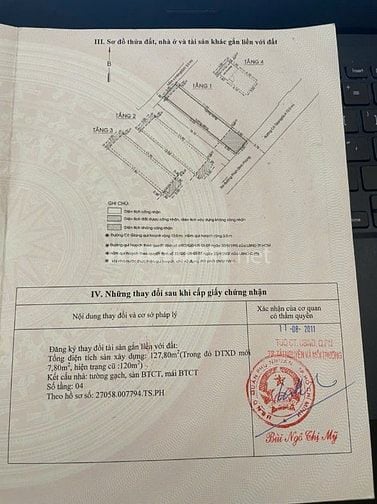 BÁN NHÀ 2MT CÔ GIANG.P.2. PHÚ NHUẬN. GẦN 50M2.4 TẦNG. GIÁ 10.5 TỶ TL.