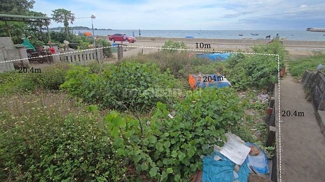 Chính chủ bán đất view sát cạnh biển mỹ khê 204m²,mặt tiền 10m,2 hẻm