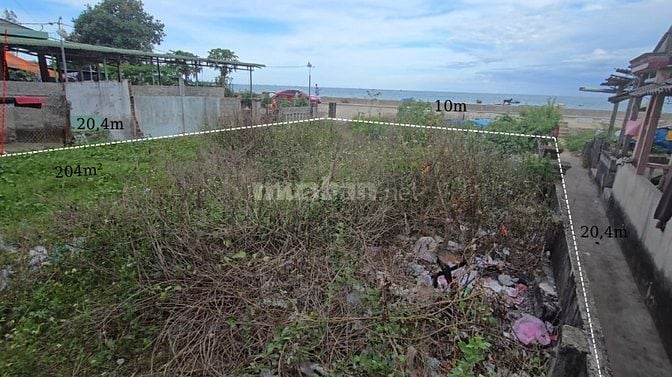 Chính chủ bán đất view sát cạnh biển mỹ khê 204m²,mặt tiền 10m,2 hẻm