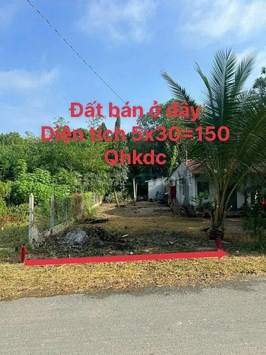 Cần bán lô đất mặt tiền đường nhựa Trương Thị Kiện Thái Mỹ Củ Chi 149m